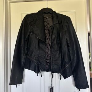 Blank NYC Black Faux Leather Jacket